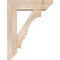 Ekena Millwork Balboa Slat Smooth Bracket w/ Offset Brace, Douglas Fir, 7 1/2"W x 26"D x 34"H BKT0806X26X34BOA06SDF - alternate 3